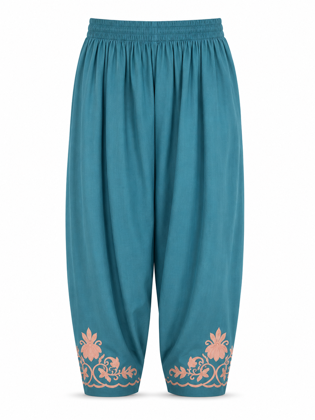Kashmir Aari cotton Co-Ord Set | Dark Teal